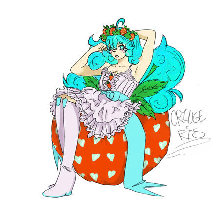 The famous Hatsune Miku takes over my page! She lives in the internet!