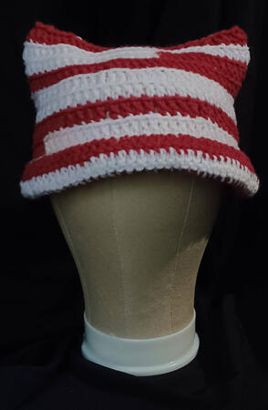 stripey cat hat